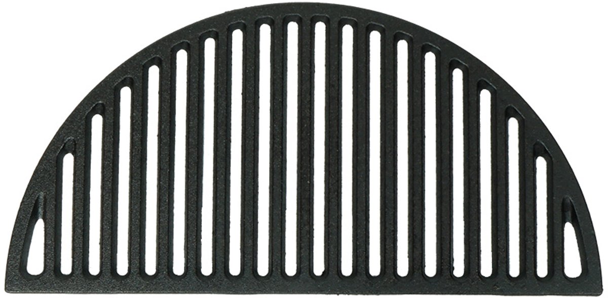 Half moon cast iron cooking grill 21"
