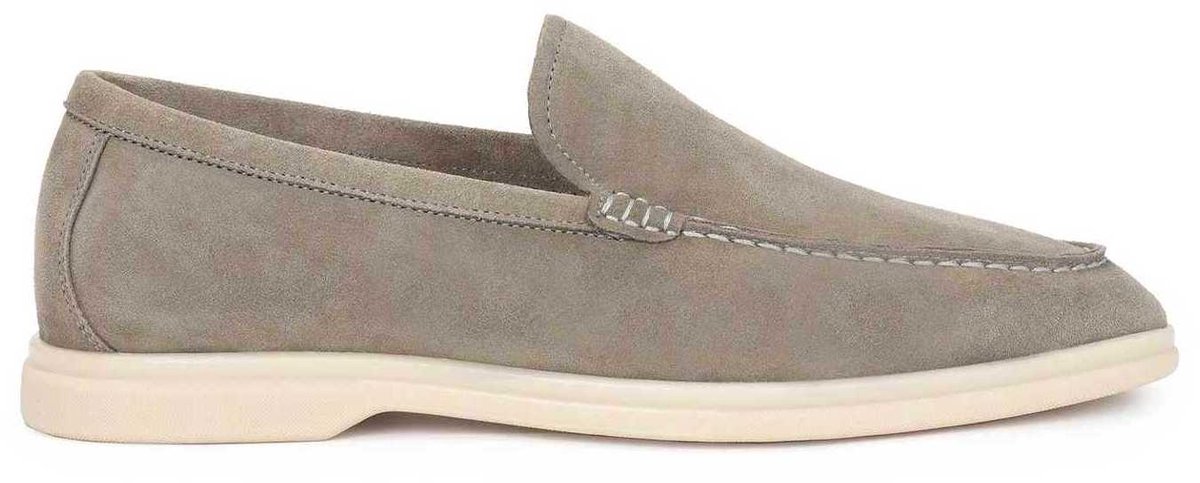 Herenschoenen in suède taupe