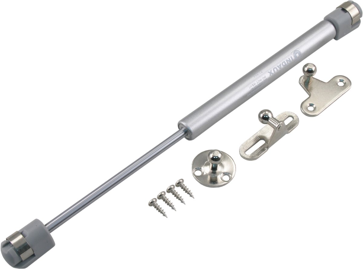 Telescoopveer t.b.v. klepkast - 192-298 mm - aluminium F1