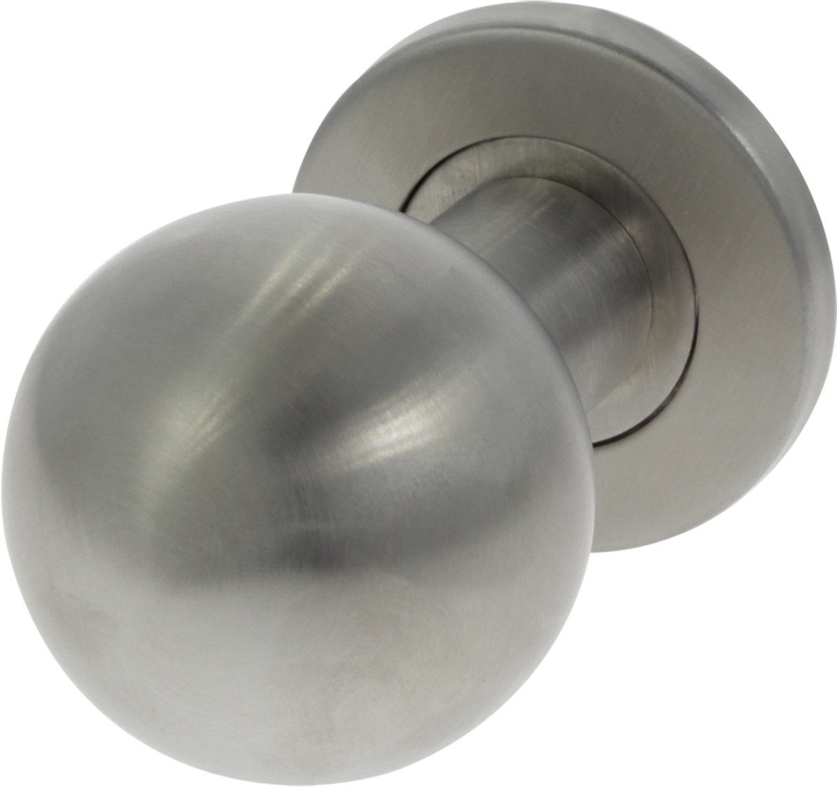 Starx Voordeurknop - Vast - Rond - 52 mm - RVS