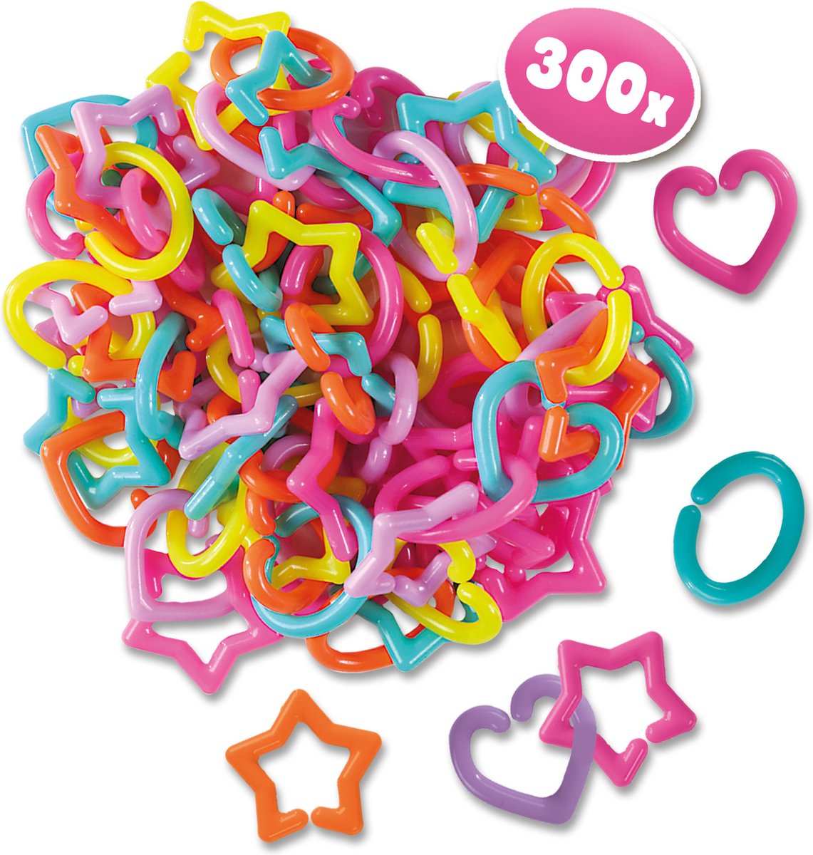 SES Creative 14052 Schakelbedels - Armbandjes maken, Kettingen maken - Eindeloze mogelijkheden met universele schakelbedels — cadeau in Spellen & Speelgoed - foto 4