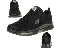 Skechers werkschoen Flex Advantage SR BENDON herensneaker zwart