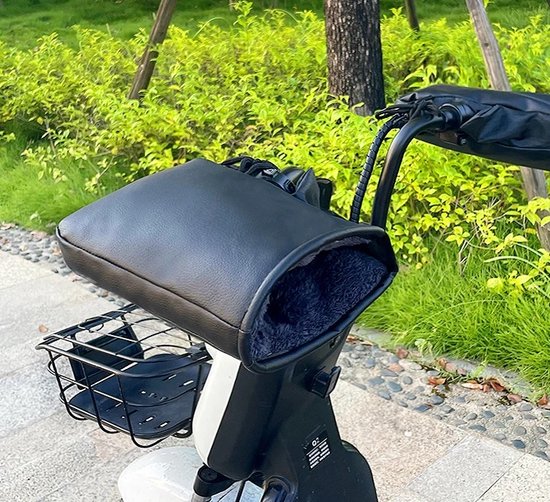 Beenbescherming met warm fleece voor scooter, brommer, dient als regenbescherming [088