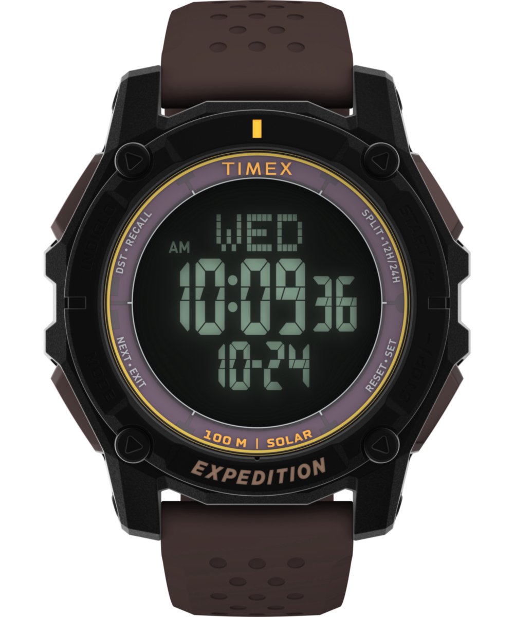 Timex Expedition North Ridge TW4B33800 Horloge - Siliconen - Bruin - Ø 49 mm