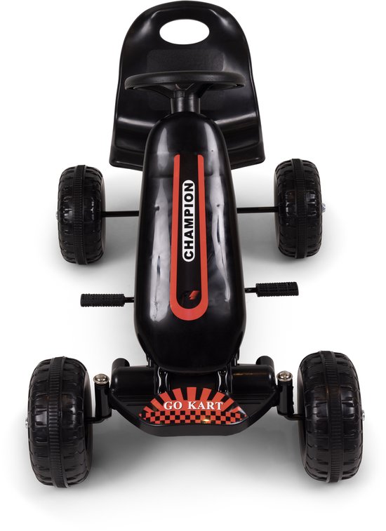 Yar Skelter - Go Kart voor Kinderen - 3 tot 7 jaar - Racing car - Speelwagen - Skelter - Zwart