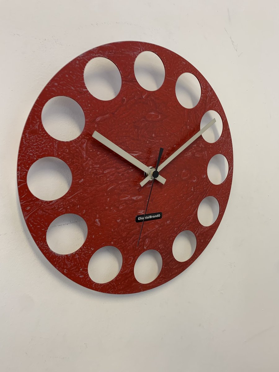 MOSACLOCK RED LABEL Wandklok Modern Industrieel Design