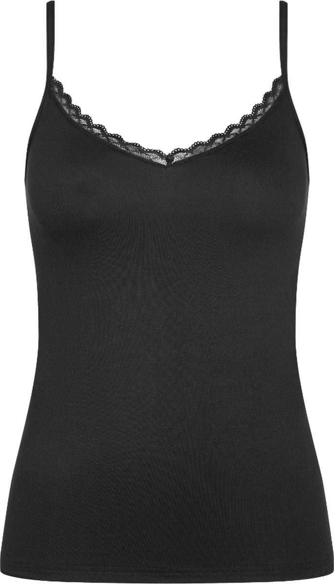 Triumph Feel Of Cotton Spaghetti Top 10224994-0004 BLACK-42