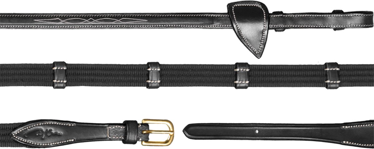 Dy'on Teugels D Collection By Dy'on 5/8 Web Met Stops Zwart