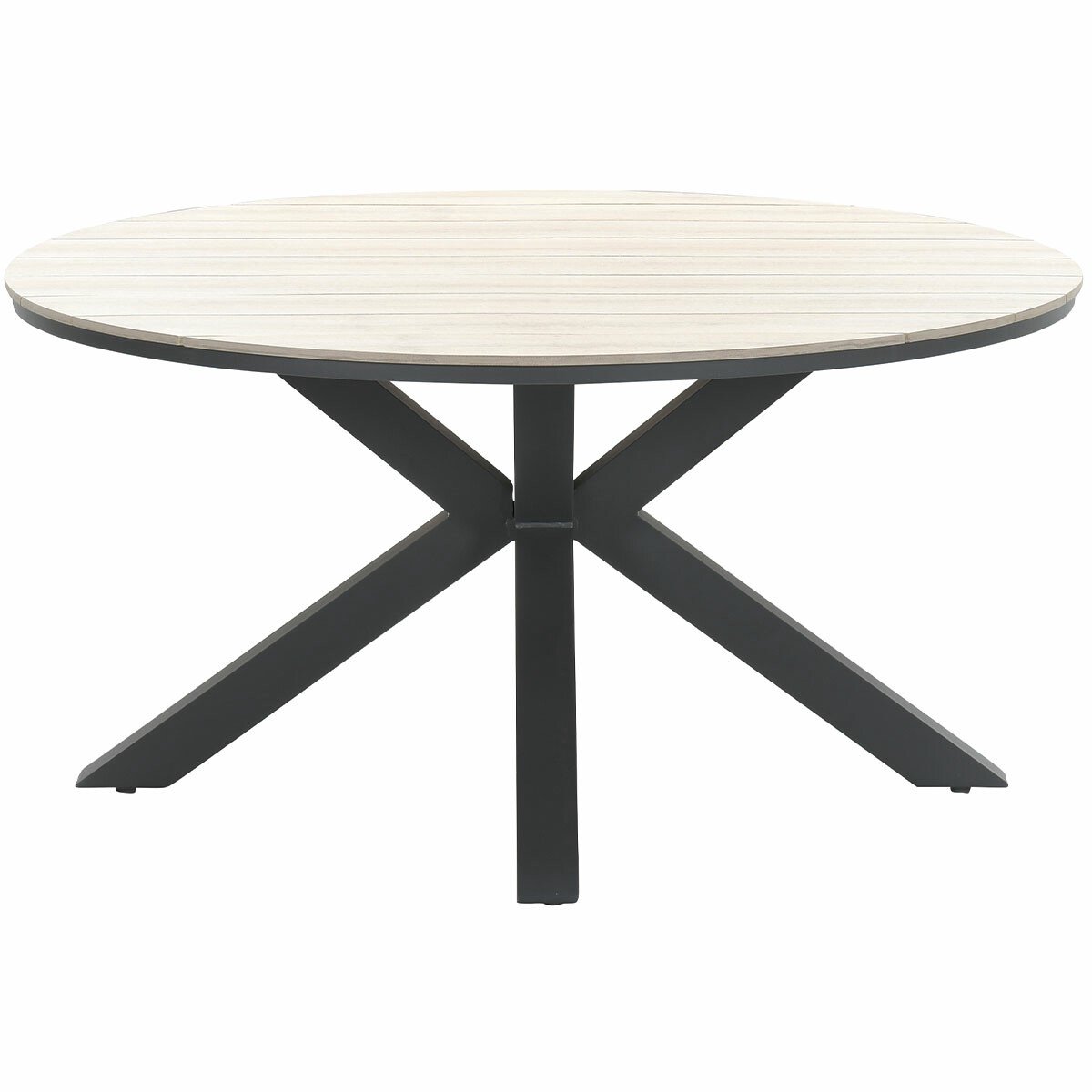 Bol.com Garden Impressions Edison Tuintafel - Ø148 cm aanbieding