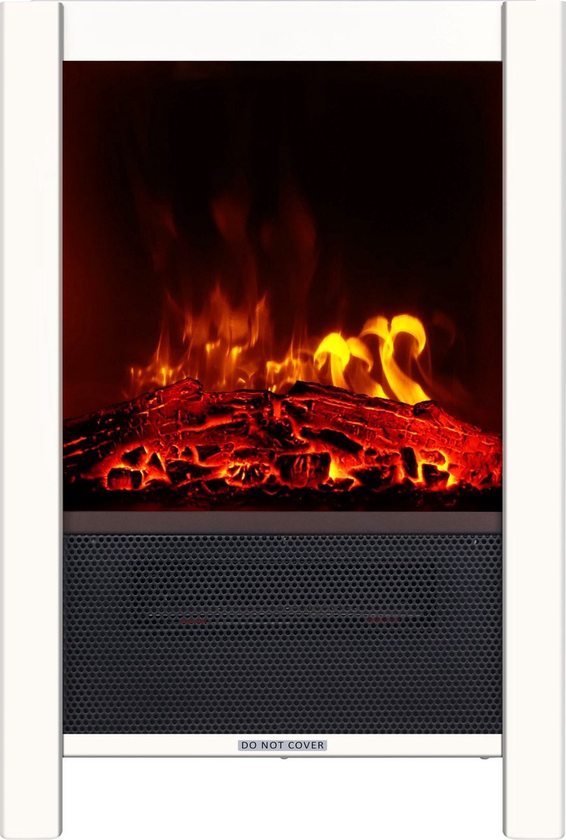 Orion Store , Slim Verwarmer, Smart Glazen convector, glazen verwarming, elektrische radiator App wifi-functie, inclusief afstandsbediening, elektrische verwarming staande of wandverwarming, radiator touchscreen LCD-display Timer 2500 watt, wit