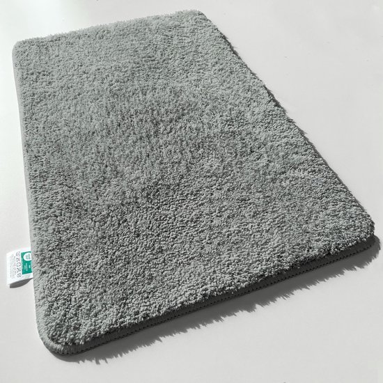 SKY Tapis de Badmat - Sky Soft - Tapis de Douche - Antidérapant - Gris Foncé - 80 x 150 cm