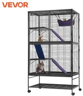 Jurrys Hamsterhuis - Knaagdieren - Ren - Hamster - 92cm x 58cm x 100cm - Dieren - Rollend - Metaal - Cavia - Dierenwoning