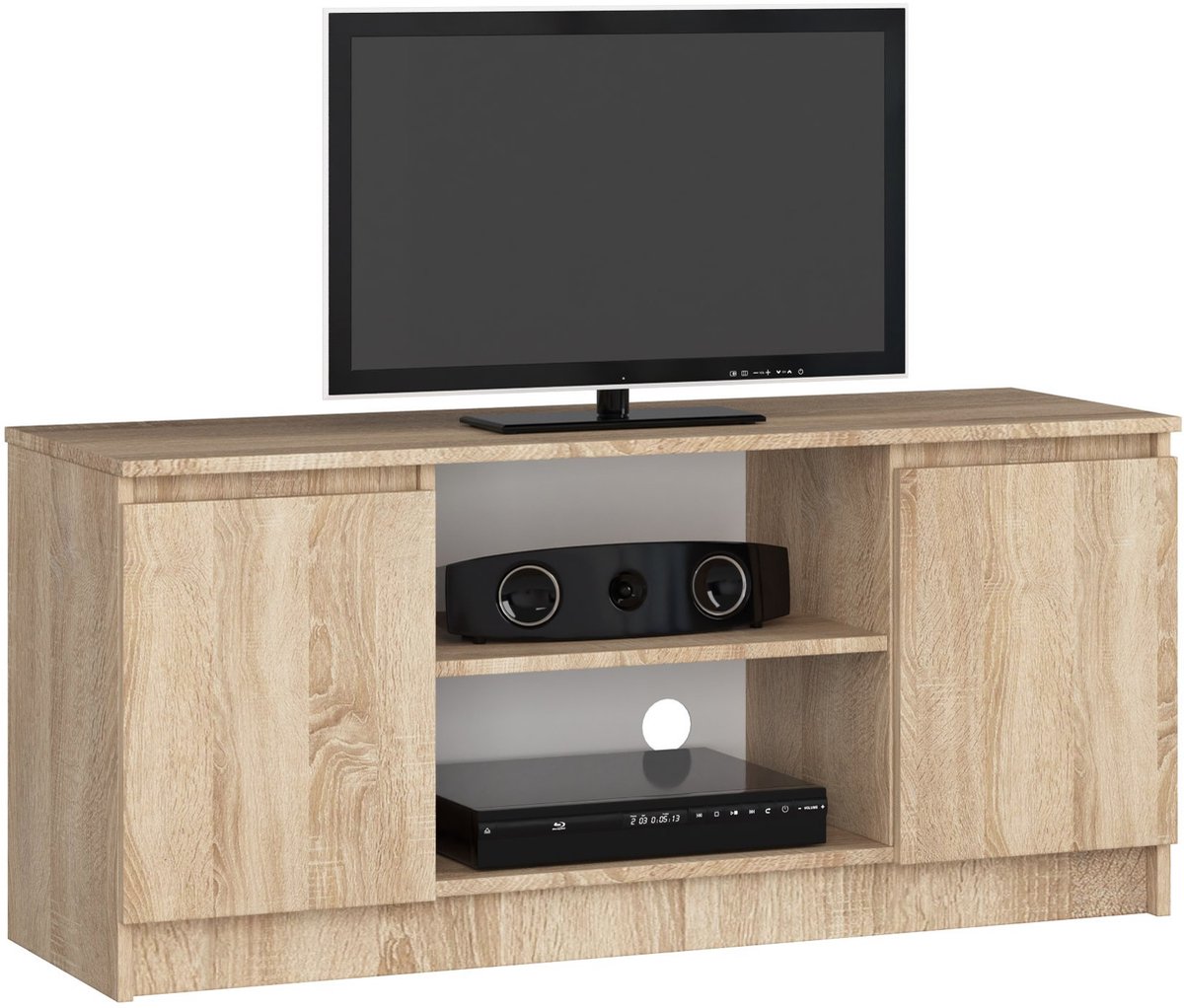 AKORD Furniture Factory OP0LRTVDAB001, Eiken, 2 schappen, Mat, 2 deur(en), 400 mm, 1200 mm
