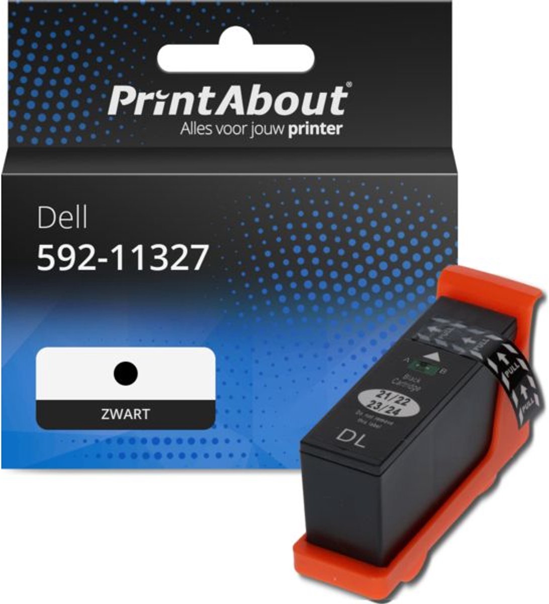 PrintAbout Huismerk Dell 592-11327 (X737N) Inktcartridge Zwart