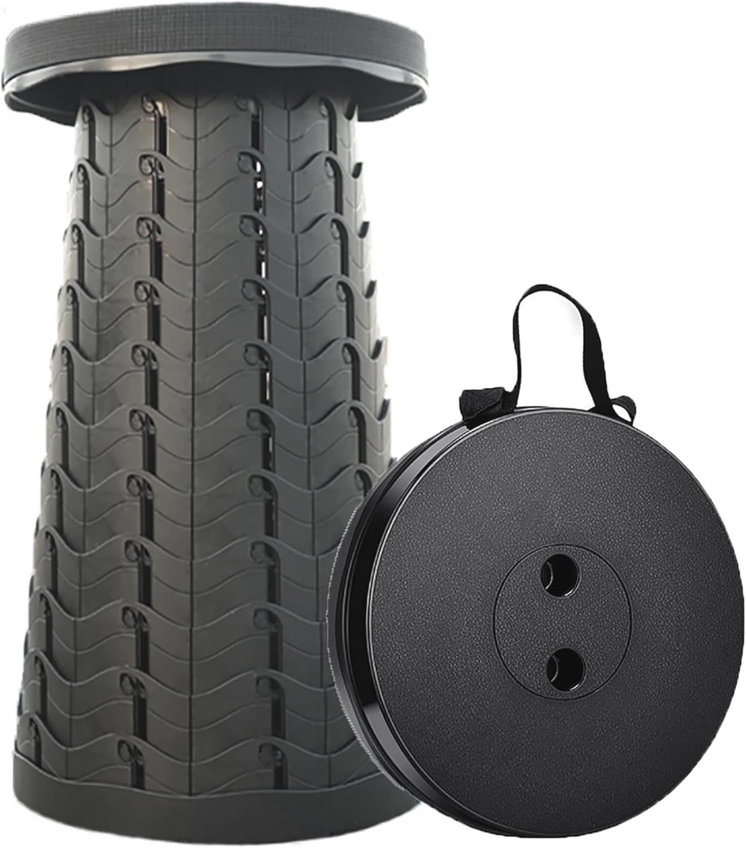 Telescopische Campingkruk - Licht en Stevig - Inklapbare Stoel voor Kamperen, Vissen, Wandelen en BBQ