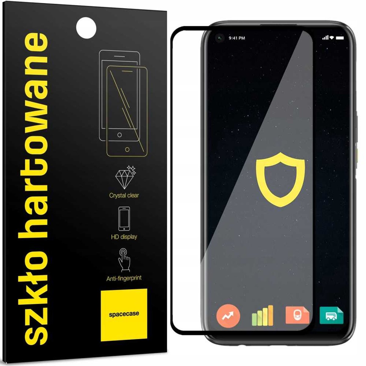 Spacecase 5D Gehard Glas Voor Htc Desire 20 Pro Beschermfolie