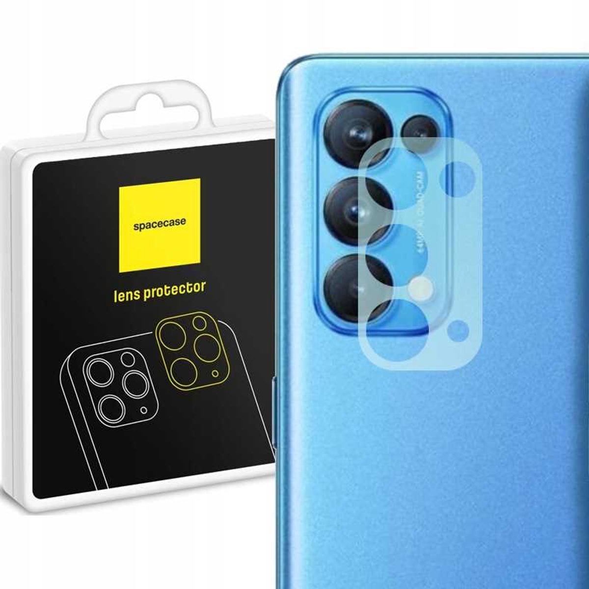 Spacecase Gehard Glas Voor Oppo Reno 5 Camera Glazen Telefoon