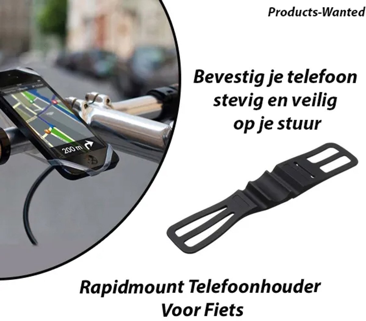 2-Stuks RapidMount Telefoonhouder Voor Fiets