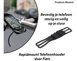 2-Stuks RapidMount Telefoonhouder Voor Fiets