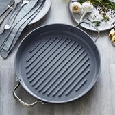 Bol.com GreenPan Valencia Pro Aluminium Ronde Grillpan Ø28cm - PFAS-vrij - inductie - Ovenbestendig 220 graden - Vaatwasserbeste... aanbieding