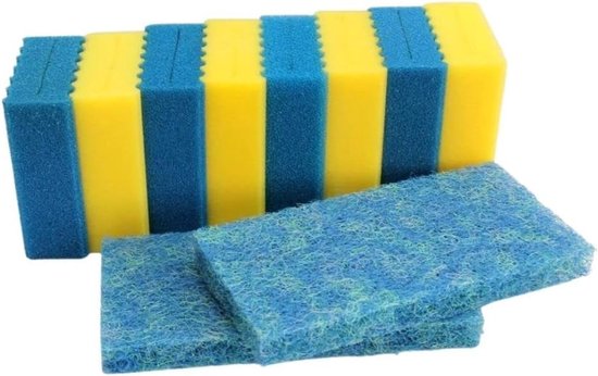 BLAU aquaristic BA-7700061 Ersatzschwämme 2X grob, 2X fein für