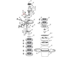 Drukvijverfilter Connector Asverbinding - Reserveonderdeel voor Vijverfilters