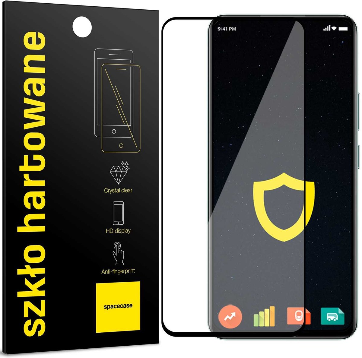 Spacecase 5D Gehard Glas Voor Realme 12+ 5G Schermbescherming