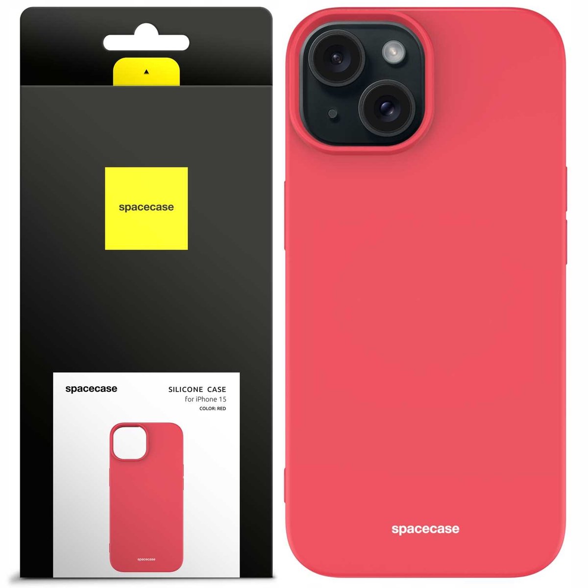 Spacecase Siliconen Hoesje Voor Iphone 15 Rood