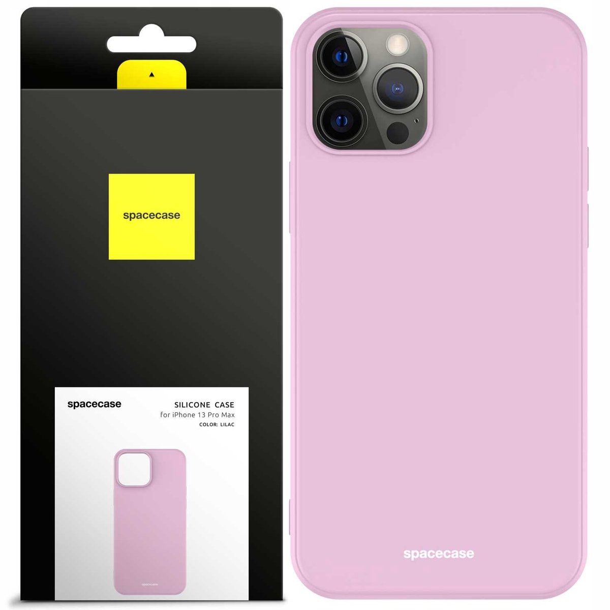 Spacecase Siliconen Hoesje Voor Iphone 13 Pro Max Lilac Paars