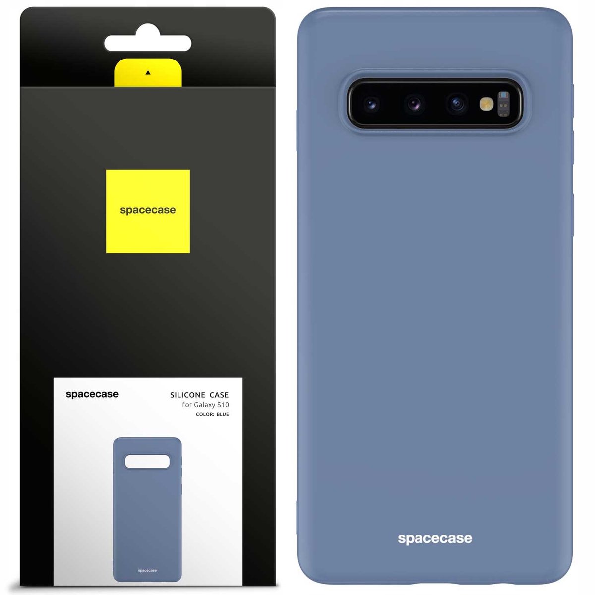 Spacecase Siliconen Hoesje Voor Samsung Galaxy S10 Blauw