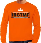 Pull fantaisie Bellatio Decorations King's Day pour homme - temporairement moins fonctionnel - orange M