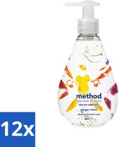 Method - Handzeep - Ginger Twist - Art Collection - Plant Based - 354 ml - Voordeelverpakking - 12 stuks