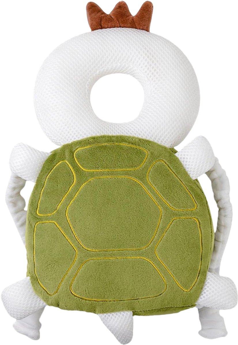 Baby hoofdbeschermer - Baby Veiligheidskussen - Baby Valrugzak - Valkussen - Schildpad