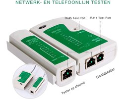Professionele Netwerk Reparatie Kit–Complete Netwerk Gereedschapset Voor Computer Onderhoud–LAN Kabel Tester En Mobiel Apparaat Reparatie