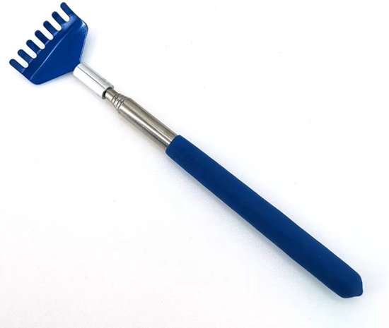 Actie4you® - Stevige Uitschuifbare Ruggenkrabber - 56 cm - Stevige ruggenkrabber - Rugkrabber - Blauw