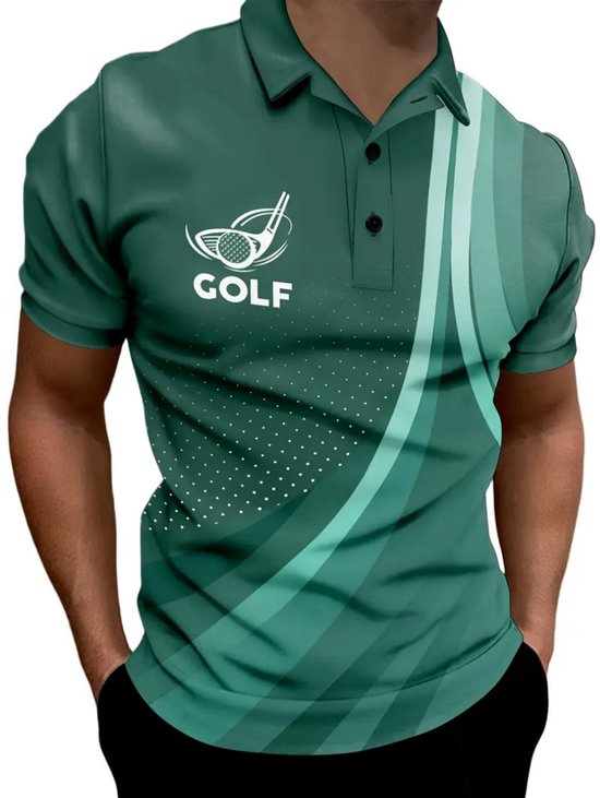 Nivard Golf Shirt Heren - T-shirt - Golfkleding - Golfen - Golf Accessoires - Polo Shirt - Groen - Maat L van Nivard — afbeelding 2