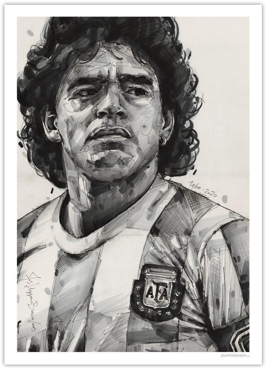 Voetbal poster 50x70 cm