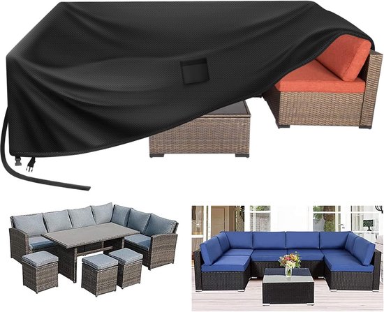 Heavy Duty waterdichte tuinmeubelhoes 320 x 100 x 85 cm 420D
