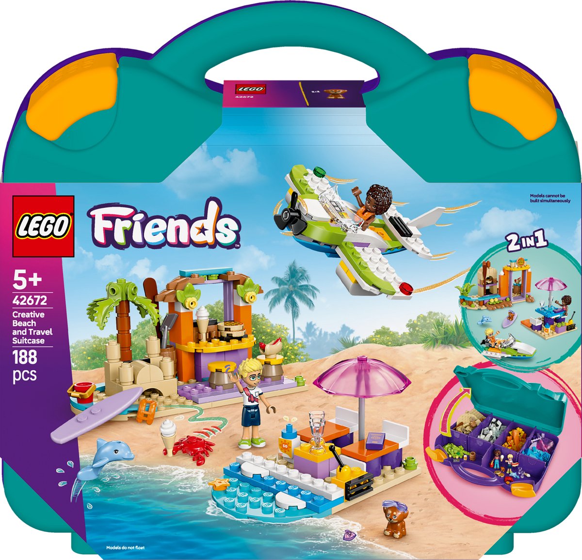 Bol.com LEGO Friends Creatieve strandkoffer Speelgoed voor 5 jaar en ouder - 42672 aanbieding