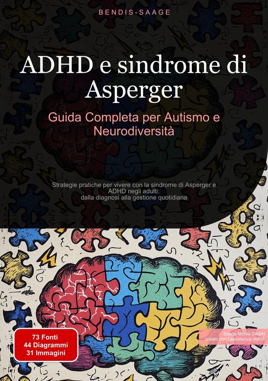 ADHD e sindrome di Asperger: Guida Completa per Autismo e Ne ... - cover