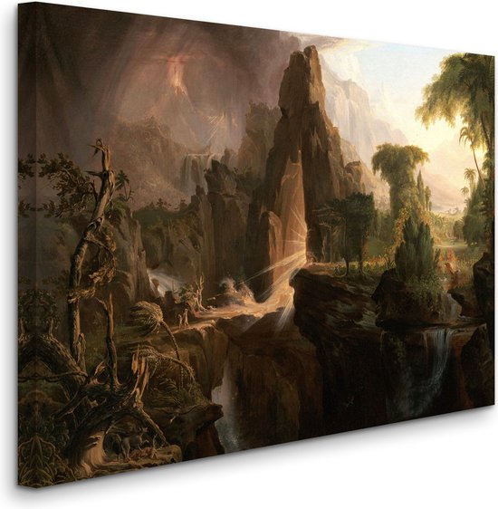 Thomas Cole - Expulsion from the Garden of Eden - Verdrijving uit de Hof van Eden (1828) - 2:3