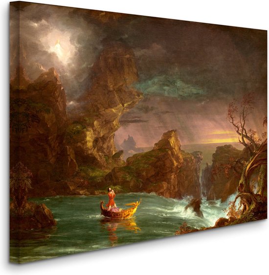 Thomas Cole - The Voyage of Life Manhood - De reis van het leven - Volwassenheid (1842) - 2:3