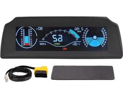 Smart HUD Display - Auto Dashboard Digitale Snelheidsmeter - Multifunctionele Data Display Voorruit Scherm met Motor Snelheid weergave .