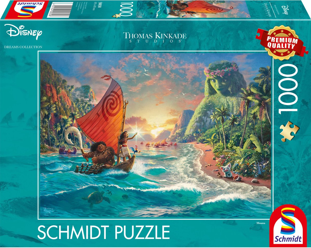 Schmidt Disney, Vaiana, Moana , 1000 stukjes.
