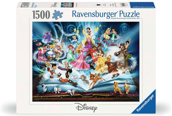 Ravensburger: Puzzel Disney's magische sprookjesboek -1500 stukjes - Legpuzzel