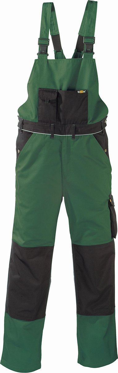 teXXor Canvas tuinbroek Amazonin groen/zwart