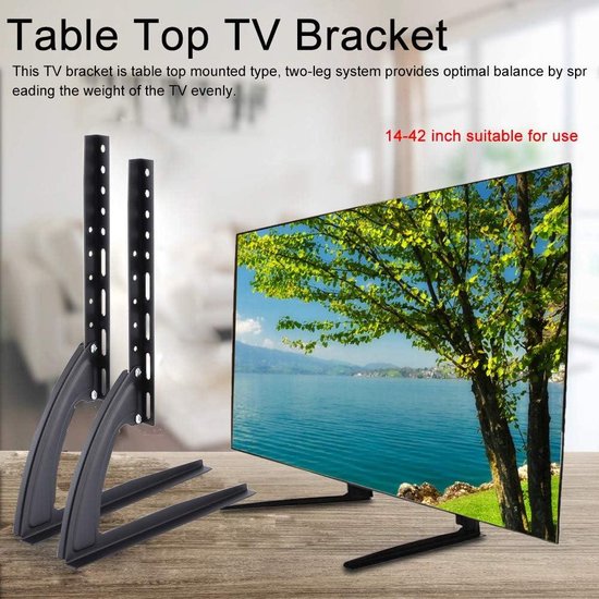 MOUNT PRO Base giratoria universal para TV, soporte de mesa para tel MOUNT PRO Base giratoria universal para TV, soporte de mesa para tel