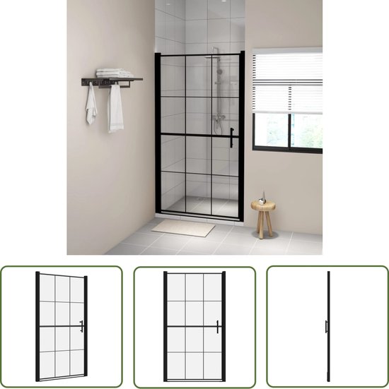 Foto: Vidaxl douchedeur 96x190 cm esg halfmat