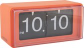 Karlsson - Horloge murale/de table rétro en boîte - Orange vif