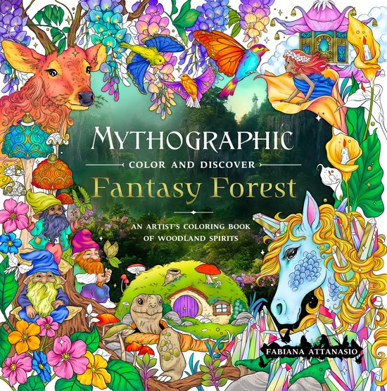 Mythographic Color and Discover: Fantasy Forest - cover